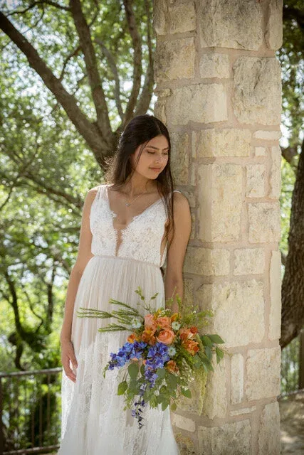Bridal bouquet designed by Abbott's Weddings